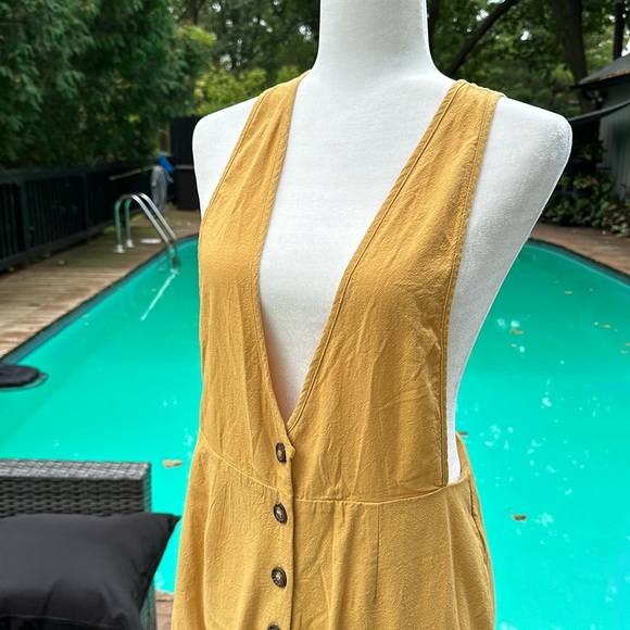 Sienna Sky mustard yellow cotton jumper Large - Picture 2 of 5